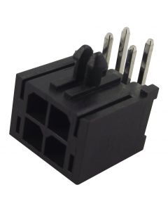 MULTICOMP PRO MC34717Pin Header, Wire-to-Board, 3 mm, 2 Rows, 4 Contacts, Through Hole Right Angle, 2261(5561) Series