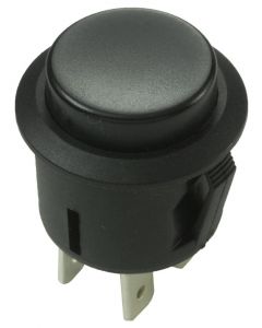 MULTICOMP PRO R13-527B-02-BBPushbutton Switch, 20.2 mm, DPST, Off-On, Round Raised, Black
