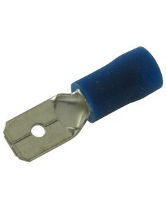 MULTICOMP PRO MDD2-250Blade Terminal, MDD Series, 16 AWG, 14 AWG, 2 mm², Blue, Vinyl