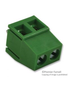 MULTICOMP PRO MB312-500M02Wire-To-Board Terminal Block, Eurostyle, 5 mm, 2 Positions, 26 AWG, 12 AWG, Screw