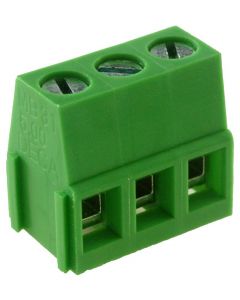 MULTICOMP PRO MB312-500M03Wire-To-Board Terminal Block, Eurostyle, 5 mm, 3 Positions, 26 AWG, 12 AWG, Screw