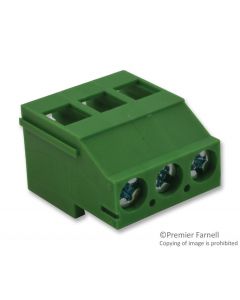 MULTICOMP PRO MB422-508MA03Wire-To-Board Terminal Block, Eurostyle, 5.08 mm, 3 Positions, 24 AWG, 12 AWG, Screw