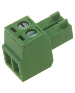 MULTICOMP PRO MC420-35002Pluggable Terminal Block, 3.5 mm, 2 Positions, 26 AWG, 16 AWG, Screw