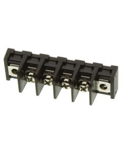 MULTICOMP PRO MC001352Panel Mount Barrier Terminal Block, 1 Row, 4 Positions, 22 AWG, 14 AWG, 9.5 mm, 20 A