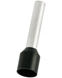 MULTICOMP PRO MC1060-03-BKWire Ferrule, 18mm Pin, 26.5mm Length, Single Wire, 10 AWG, 6 mm², 18 mm, Black