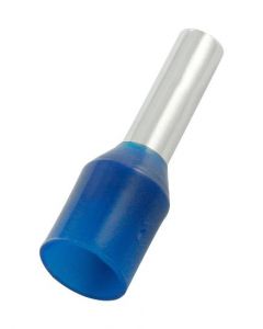 MULTICOMP PRO MC1425-02-BLWire Ferrule, 12mm Pin, 19.4mm Length, Single Wire, 14 AWG, 2.5 mm², 12 mm, Blue