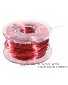 MULTICOMP PRO MPRRP-P-105Wire, Solid, Wiring Pencil, Solderable Enamelled Copper, 15mm OD, PU, Pink, 38 AWG, 0.018 mm²