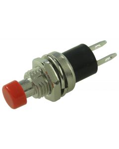 MULTICOMP PRO MP-PB-11D02-TH1R-00Pushbutton Switch, Multicomp Pro Pushbutton Switches, 7 mm, SPST-NO, Momentary, Round, Red