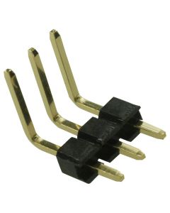 MULTICOMP PRO MC34747Pin Header, Board-to-Board, 2.54 mm, 1 Rows, 3 Contacts, Through Hole, MC34 Series