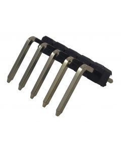 MULTICOMP PRO 2211R-05GPin Header, Board-to-Board, 2.54 mm, 1 Rows, 5 Contacts, Through Hole, 2211R Series