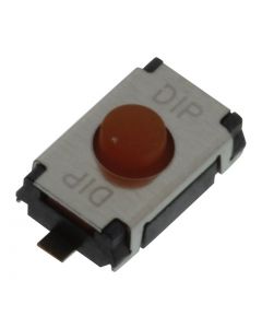 MULTICOMP PRO MCTAEF-25S-VTactile Switch, MCTAEF Series, Top Actuated, Surface Mount, Round Button, 450 gf, 50mA at 12VDC