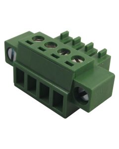 MULTICOMP PRO MC421-381004Wire-To-Board Connector, Locking, MC421 Series, Screw, Plug, 4, 3.81 mm, Tin Plated Contacts RoHS Compliant: Yes