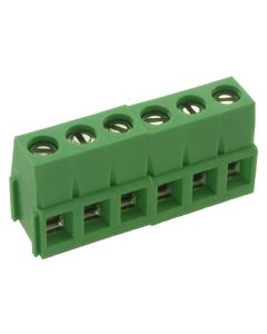 MULTICOMP PRO MC24364Wire-To-Board Terminal Block, Eurostyle, 5.08 mm, 6 Positions, 26 AWG, 12 AWG, Screw