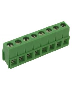 MULTICOMP PRO MC24365Wire-To-Board Terminal Block, Eurostyle, 5.08 mm, 8 Positions, 26 AWG, 12 AWG, Screw