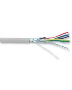 MULTICOMP PRO MP009291Multiconductor Shielded Cable, Alarm, 6, 0.238 mm , 7 x 0.18mm, 328 ft, 100 m RoHS Compliant: Yes