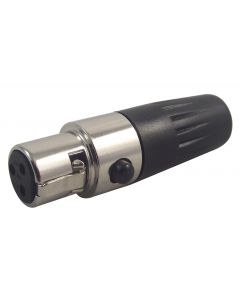 MULTICOMP PRO SVP556-TA-1SOCKET, XLR, MINI, 3WAY, 5A