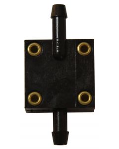 MULTICOMP PRO PSF102-7651-711Pressure Switch, Field Adjustable, SPST-NO, 0.018 psi, 0.072 psi, Quick Connect, Dual Radial Barbed RoHS Compliant: Yes