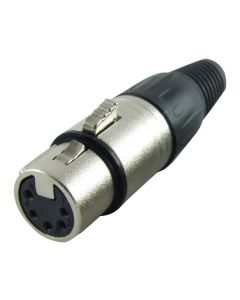 MULTICOMP PRO PS000020XLR Connector, 5 Contacts, Receptacle, Cable Mount, Silver Plated Contacts