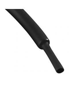 MULTICOMP PRO MC001708Heat Shrink Tubing, Flame Retardant, Pack of 5 4' L Pieces, 2:1, 0.827 ', 21 mm, Black, 4 ft, 1.2 m