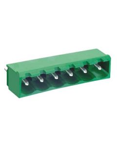 MULTICOMP PRO MC000161Terminal Block Header, 3, 300 V, 16 A, 5 mm, Through Hole Vertical, Header RoHS Compliant: Yes