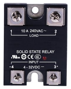 MULTICOMP PRO MCKSI240D10-LM(070)Solid State Relay, 10 A, 280 VAC, Panel Mount, Screw, Zero Crossing