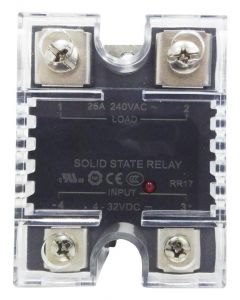 MULTICOMP PRO MCKSI240D25-LM(070)+KPC-0ASolid State Relay, 25 A, 280 VAC, Panel Mount, Screw, Zero Crossing