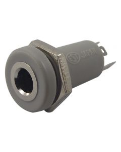 MULTICOMP PRO MJ-064HPhone Audio Connector, Grey, 4 Contacts, Jack, 3.5 mm, Panel Mount, Gold Plated Contacts