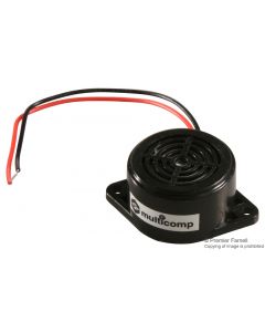 MULTICOMP PRO MCKPMB-G2606LA-K4112Transducer, Mechanical Buzzer, 4 V to 8 V, 25 mA, Continuous, 80 dB, 400 Hz