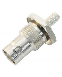 MULTICOMP PRO MP-13-15-1 TSS RG179URF / Coaxial Connector, BNC Coaxial, Straight Jack, Crimp, 75 ohm, RG179, Brass