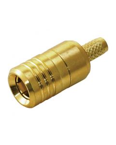 MULTICOMP PRO MP-24-05L-15-TGGRF / Coaxial Connector, SMB Coaxial, Straight Jack, Crimp, 50 ohm, RG174, Brass