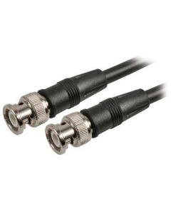 MULTICOMP PRO PSG03074RF / Coaxial Cable Assembly, BNC Plug to BNC Plug, RG59, 75 ohm, 1.5 ft, 457 mm, Black
