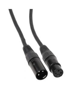 MULTICOMP PRO 555-11954DMX Cable, Highly Flexible, Rugged, 3 Pin XLR Male to Female, 6mm Diameter, 30 ft Length