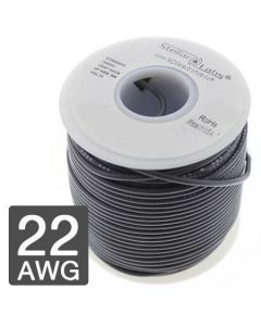 MULTICOMP PRO 24-16058Wire, Hook Up, PVC, Gray, 22 AWG, 0.33 mm², 25 ft, 7.62 m