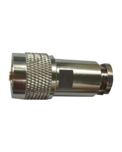 MULTICOMP PRO MC001836RF / Coaxial Connector, UHF Coaxial, Straight Plug, Solder, 50 ohm, RG58, RG58A, RG141A, Brass