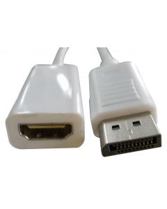 MULTICOMP PRO MP009307ADAPTER, DP PLUG-HDMI A RCPT, WHITE