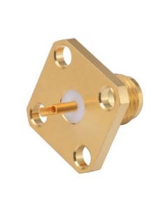 MULTICOMP PRO MP006808RF / Coaxial Connector, SMA Coaxial, Straight Jack, Solder, 50 ohm, Beryllium Copper