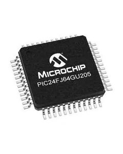 MICROCHIP PIC24FJ64GU205-I/PT