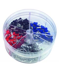 MULTICOMP PRO SPC4551Connector Kit, Terminals & Splices, 150-Pcs of 26-18AWG Wire Ferrules