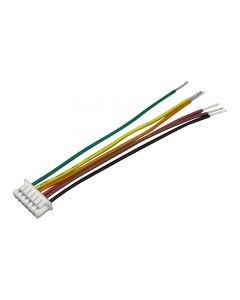 MULTICOMP PRO MP008748CABLE ASSY, 6P RCPT-FREE END, 100MM ROHS COMPLIANT: YES