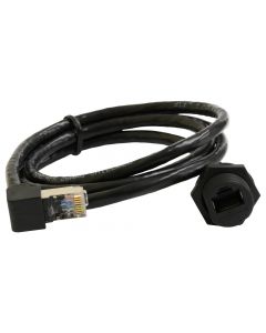 MULTICOMP PRO MP009789ENET CABLE, RJ45 JACK-R/A PLUG, CAT6, 1M ROHS COMPLIANT: YES