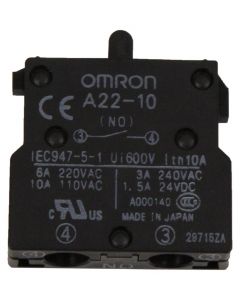OMRON INDUSTRIAL AUTOMATION A22-10