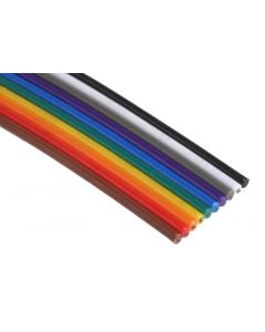 MULTICOMP PRO MP010765FLAT RIBBON CABLE, 10CORE, 26AWG, 30.5M ROHS COMPLIANT: YES
