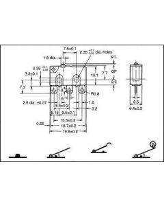 OMRON ELECTRONIC COMPONENTS D2SW-3TS