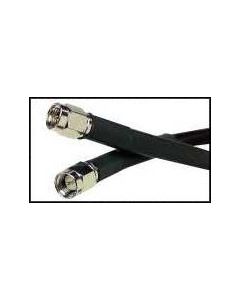 MULTICOMP PRO SPC20627RF / Coaxial Cable Assembly, SMA Plug to SMA Plug, RG58A, 50 ohm, 2 ft, 610 mm, Black