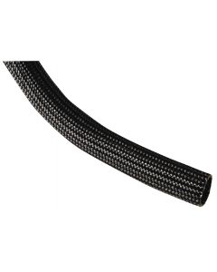 MULTICOMP PRO SPC14525Sleeving, Braided, Insulating, Fibreglass, Black, 31.75 mm, 15.24 m, 50 ft