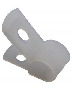 MULTICOMP PRO MP001662Fastener, Screw Mount Cable Clamp, 6.5 mm, Nylon 6.6 (Polyamide 6.6), Natural, 24.94 mm, 10.05 mm