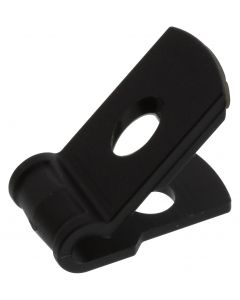 MULTICOMP PRO MP001668Fastener, Screw Mount Cable Clamp, 2.08 mm, Nylon 6.6 (Polyamide 6.6), Black, 20.32 mm, 9.57 mm