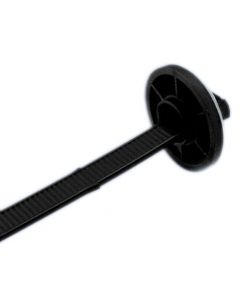 MULTICOMP PRO MP001702Cable Tie, Nylon 6.6 (Polyamide 6.6), Black, 200 mm, 7.6 mm, 50.9 mm, 120 lb