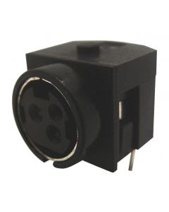 MULTICOMP PRO 2MJ-0401A110Circular Connector, Right Angle Receptacle, 3 Contacts, Solder Socket, Bayonet, Metal Body