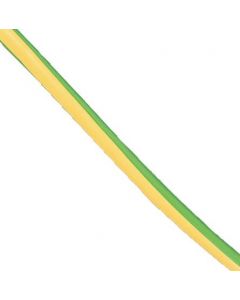 MULTICOMP PRO PVC-4-45-CLSleeving, Flexible, 4 mm, PVC (Polyvinylchloride), Green / Yellow, 100 m RoHS Compliant: Yes